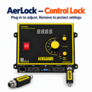 AerLock control panel key connected to Aersync P1 controller with spare key